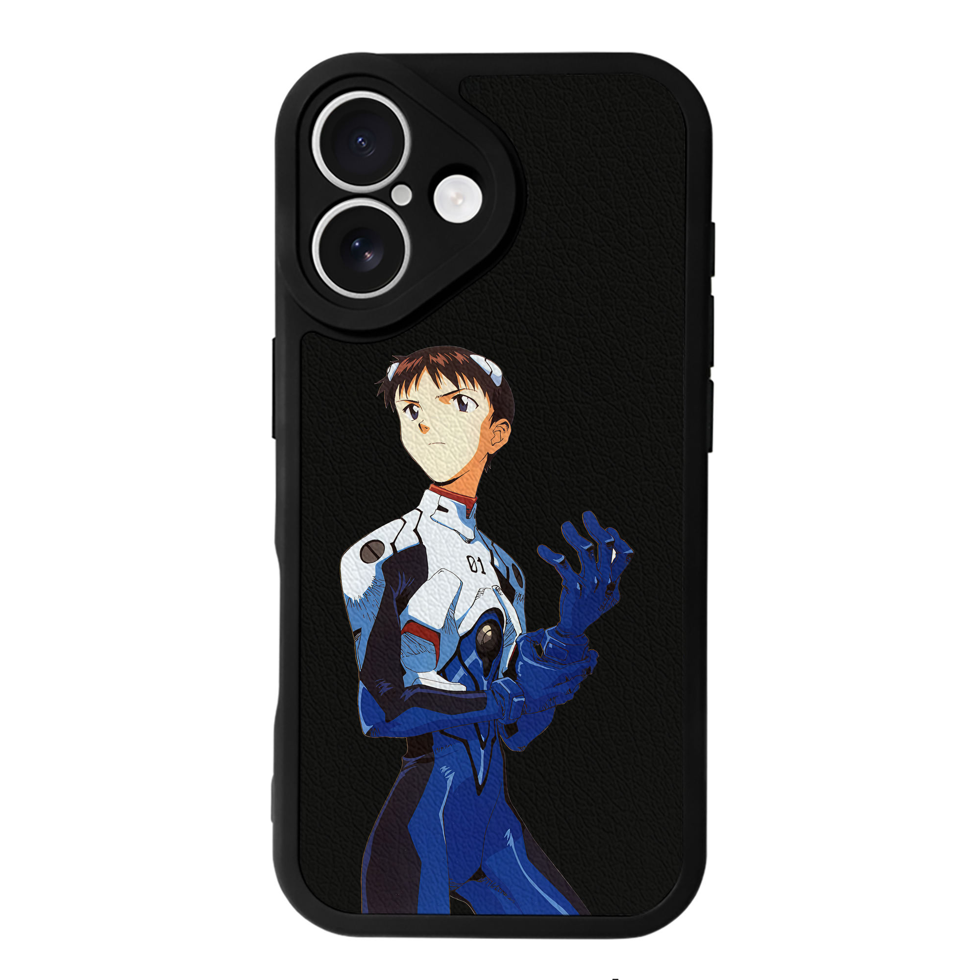 （画像用） EVA 新世紀エヴァンゲリオン 【iPhone 16シリーズ対応】シリコンスマホケース（レザー調） 材質：シリコン